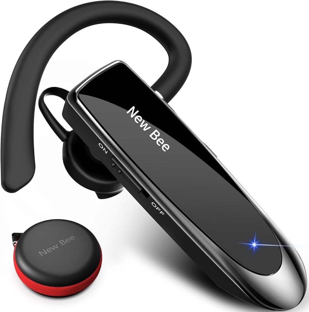 Auriculares Bluetooth New Bee V5.0 - Audífonos Inalámbricos con Micrófono y 24 Hrs de Uso