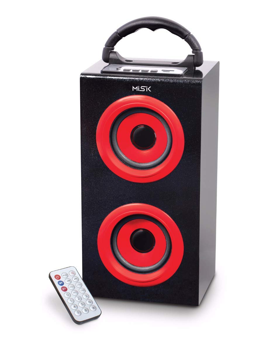 Bocina Portátil Misik MS260 Re - Sonido potente y diseño compacto