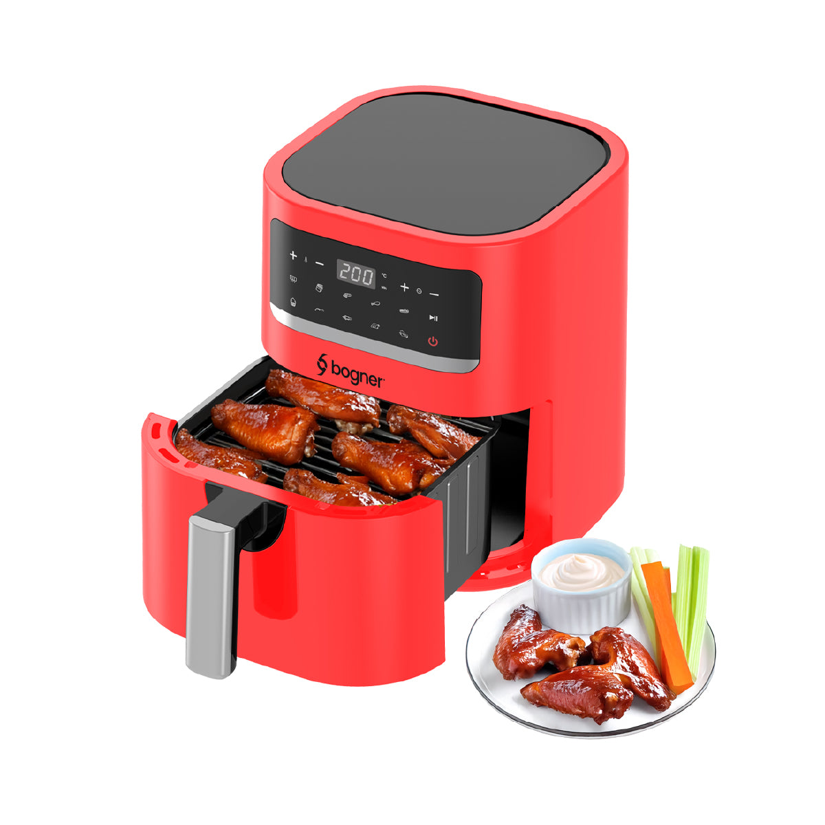 Bogner Freidora De Aire Alta Velocidad 3.3L BAF03 - Cocina saludable y rápida