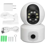 Cámaras de Seguridad WiFi 2MP con Visión Nocturna Inteligente | Paquete de 2