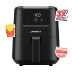 CHEFMAN Mini Freidora de Aire Digital de 2 Cuartos - Cocina Saludable y Compacta
