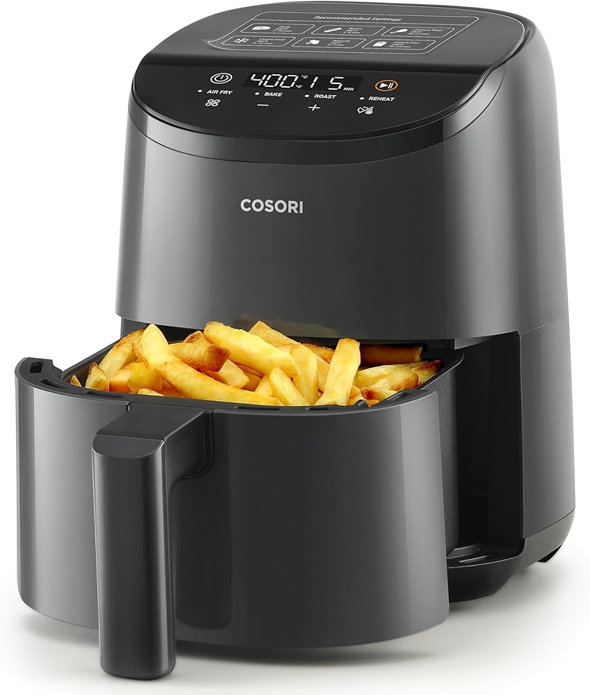 cosori air fryer 2.1 qt mini freidora de aire pequeña 4 en 1