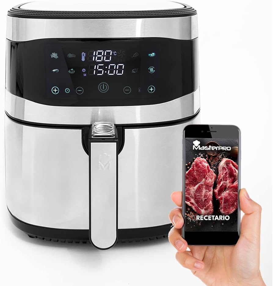 Freidora de Aire Masterpro XXL 6 Litros - Cocina Saludable y Práctica