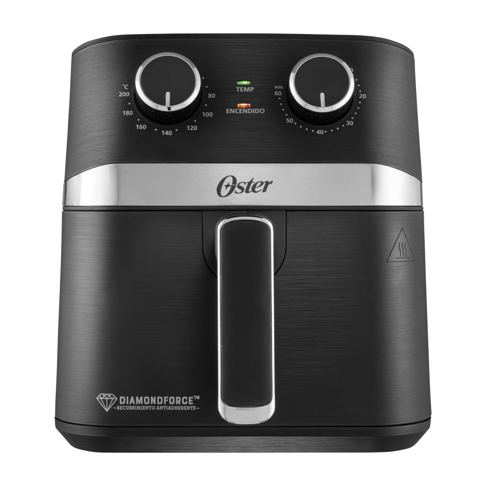 Freidora de Aire Oster Manual con Recubrimiento DiamondForce - Cocina Saludable y Fácil