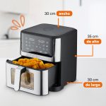 Masterchef by Hukën Freidora de Aire Multifuncional 8L - Cocina Saludable y Fácil