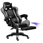 Silla Gamer Ergonomica Vidita GX2000 con Apoyapiés Reclinable - Confort y Estilo para Gamers