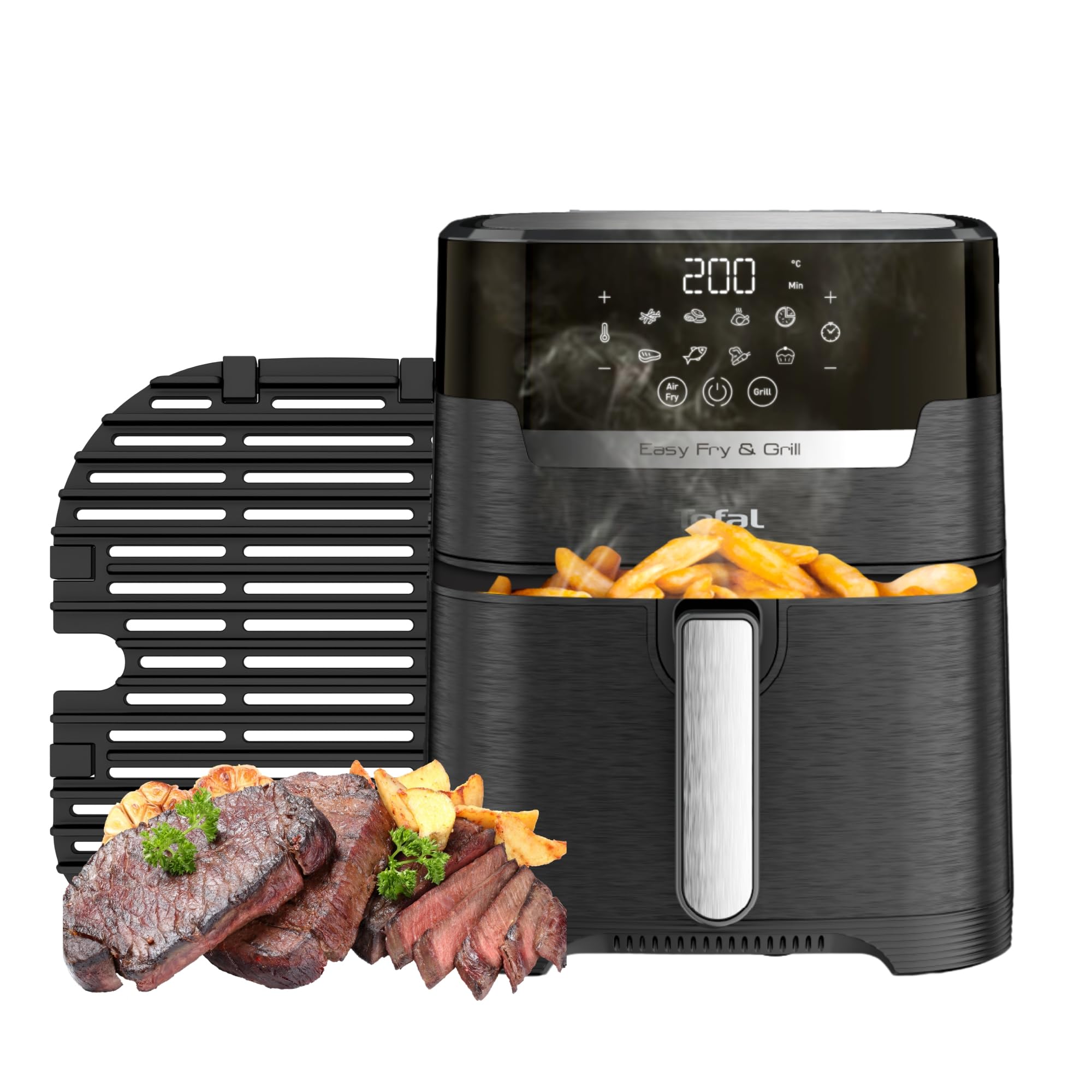 T-fal Freidora de Aire Digital Easy Fry & Grill: Cocina Saludable y Versátil