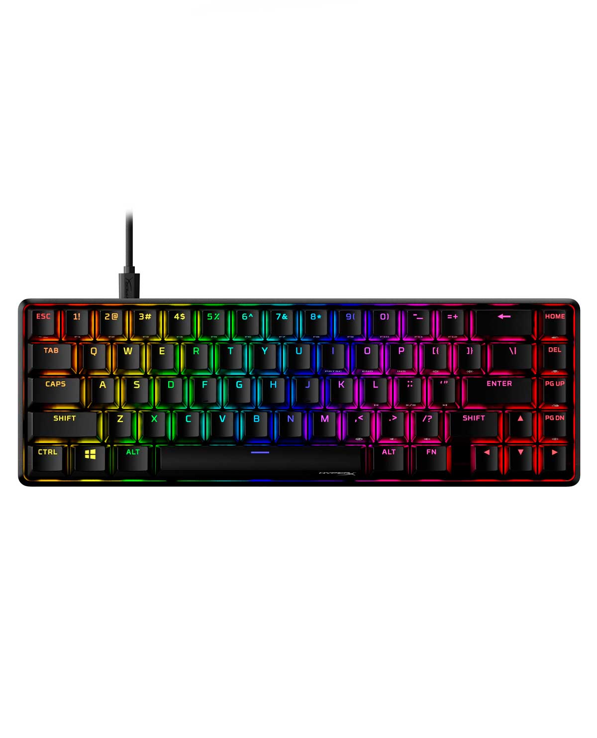 Teclado Gamer HyperX Alloy Origins 65 RGB - Rendimiento Compacto y Personalización Avanzada