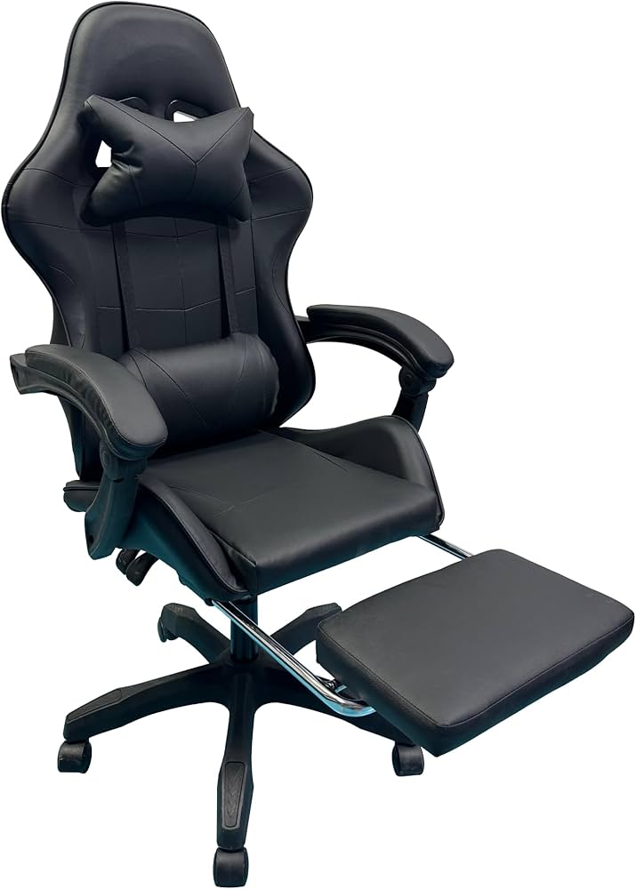 Titano Silla Gamer Escritorio Ergonómica Reclinable Negro - Confort y Estilo para Gamers en México