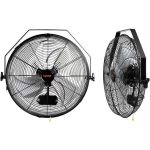Ventilador de pared Vevor de 18 pulgadas, inclinación 360°, 4000 CFM