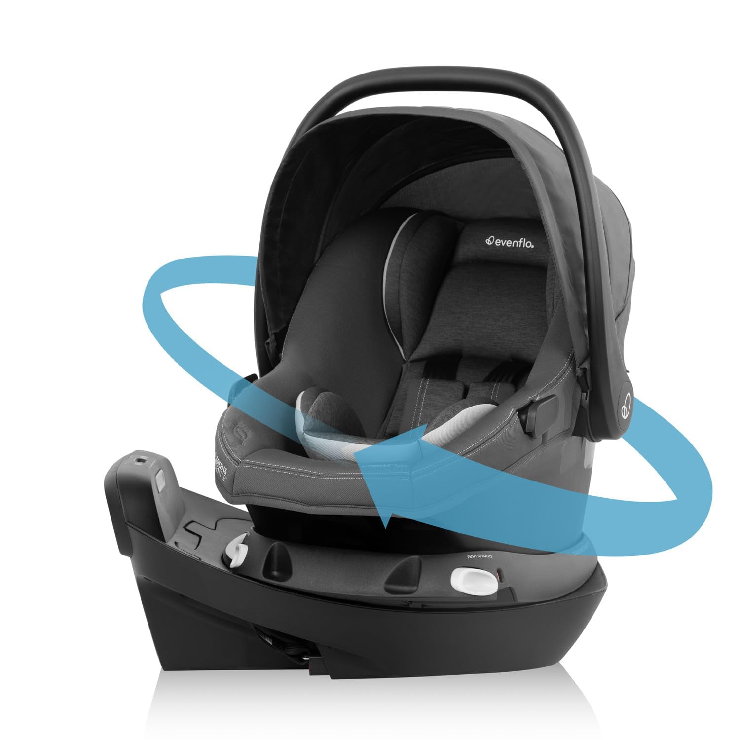 Asiento de coche evenflo revolve 180 litemax nxt core+ anchor grey