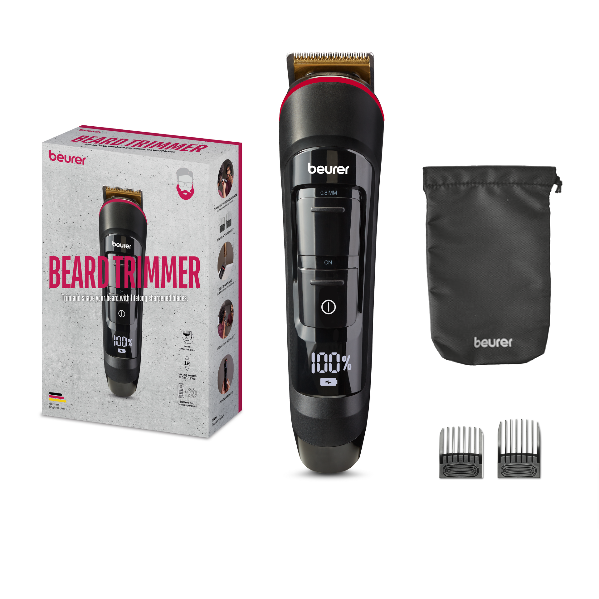 Beurer Rasuradora para Barba MN4X