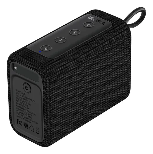 Bocina bluetooth portátil 7w pequeño altavoz negro