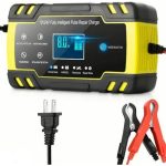 Cargador de batería para automóviles auto y motocicleta 12/24