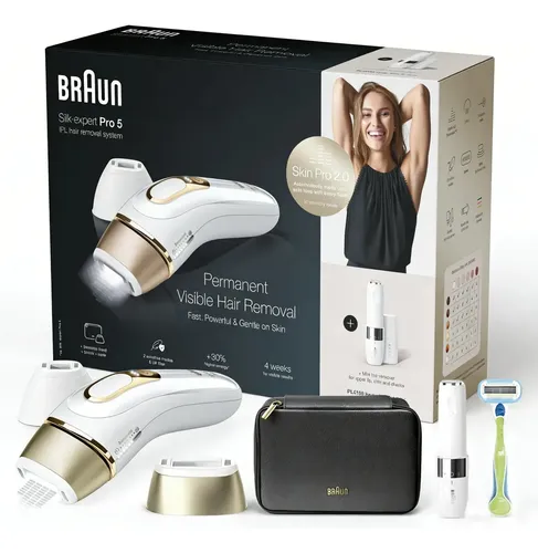 Depiladora Láser Ipl Braun Silk Expert Pro 5 C/ Estuche Kit