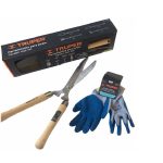 Kit jardineria tijeras poda + 4 herramientas jardin 18 " + guantes g truper