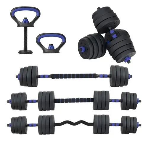 Mancuernas Ajustables 30 Kg Pesas Kit Altera Ejercicio gym