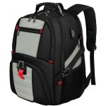 Mochila de Viaje Yorepek 50l Con Puerto de Carga Usb 17" Gris