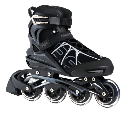 Patines En Línea Rollerface Rfsport Black Color Negro Talla De Los Patines Tamaño De Las Ruedas 8.4 Cm