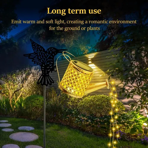Regadera Solar, Luz Led Solar Para Jardín Al Aire Libre,2025