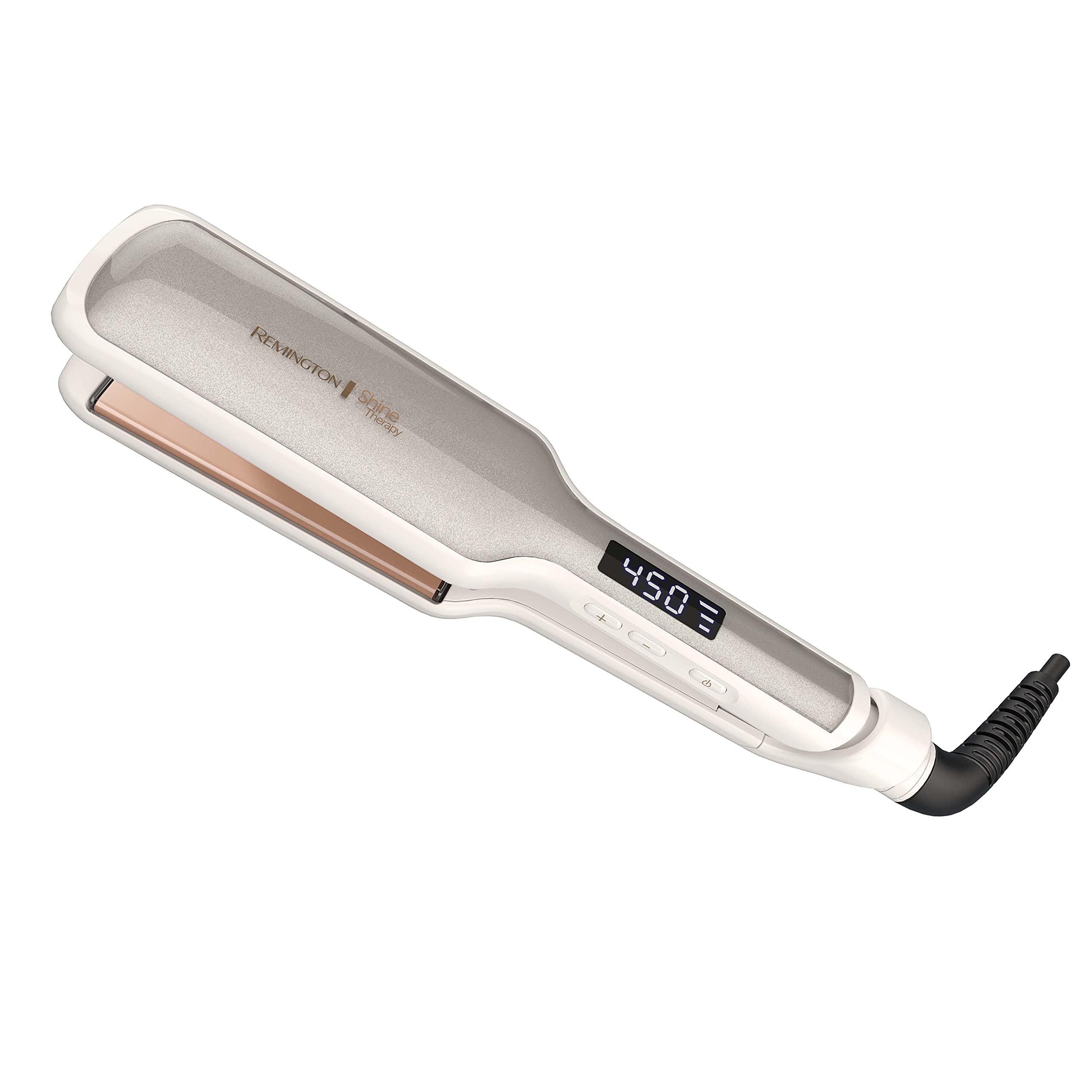 Remington shine therapy plancha para el cabello con infusión de aceite de argán y queratina de 2 pulgadas