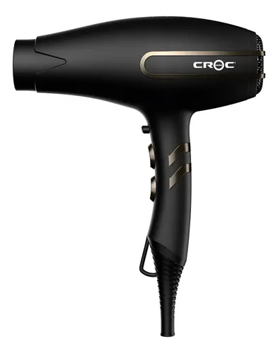 Secadora Profesional Croc AIR 3500 Negra 1900W Motor BLDC 4 Boquillas