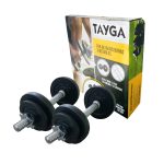 Set de mancuernas ajustables tayga 50 lb