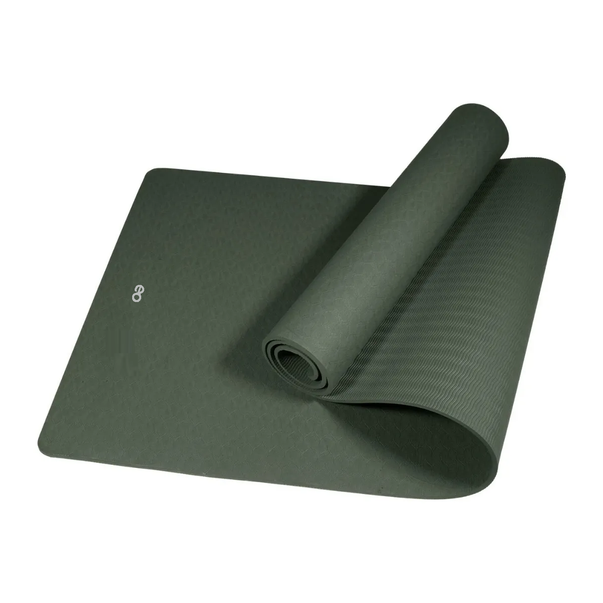 Tapete yoga grueso 183cm pilates pad color verde musgo
