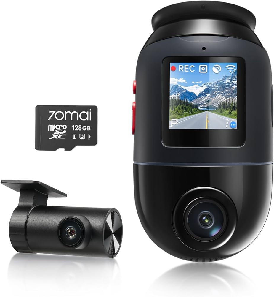 Xiaomi Cámara de Salpicadero 70mai Omni X800 128gb 4k Wifi/4g Negro