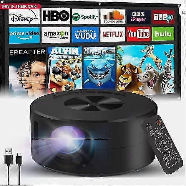 4k mini projector 8000 lumen led 1080p wifi android/Ios portable home theater us