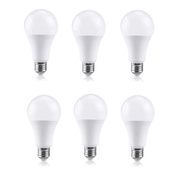 6 focos Inteligente Wifi 9w led e27