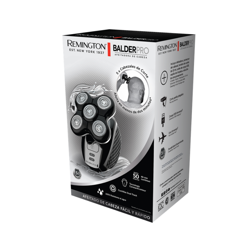 Afeitadora de Cabeza Balder Pro Remington XR7001