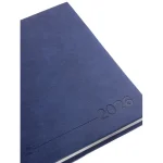 Agenda Ejecutiva Diaria Pro 2026 Planeador Profesional De Curpiel Con Estuche Color Azul Marino