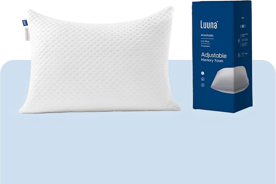 Almohada Luuna Memory Foam Ajustable