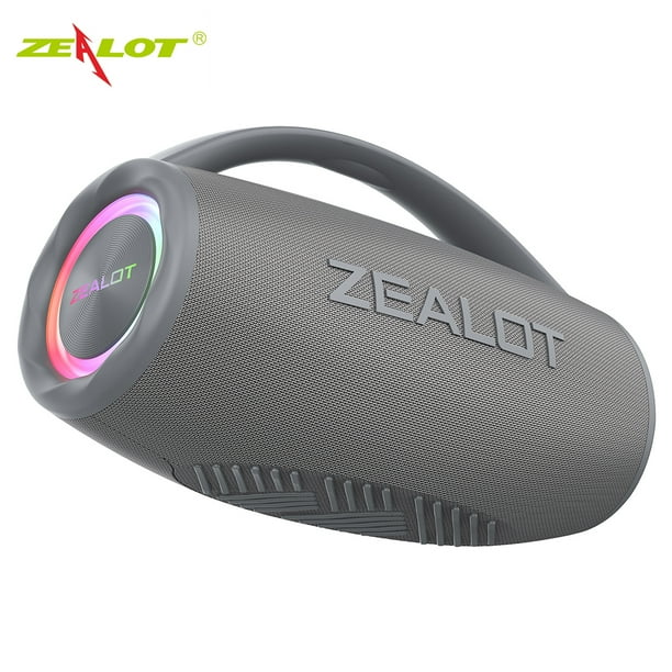 Altavoz estéreo inalámbrico zealot bt con sonido potente de 80 w