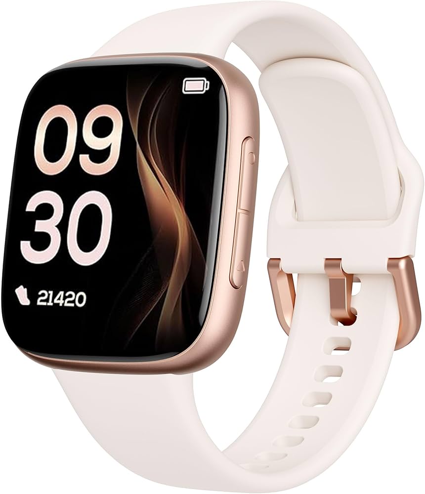 antfit Reloj inteligente para mujeres Android y iPhone pantalla AMOLED de 1 85