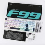 Aula Teclado Mecanico Gamer F99