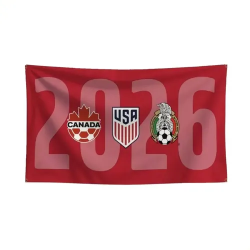 Bandera Nacional Oficial de La Copa Mundial 2026