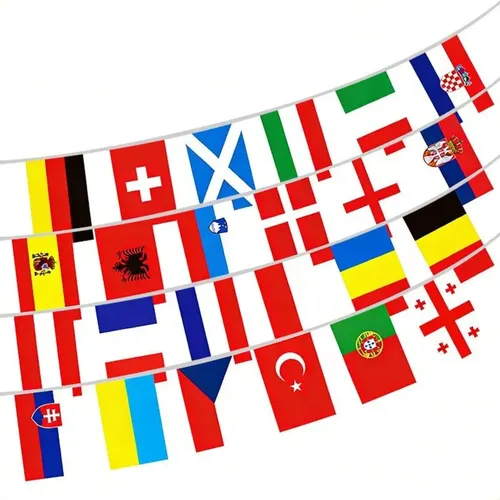 Banderines Y Banderas De La Copa Mundial 2026