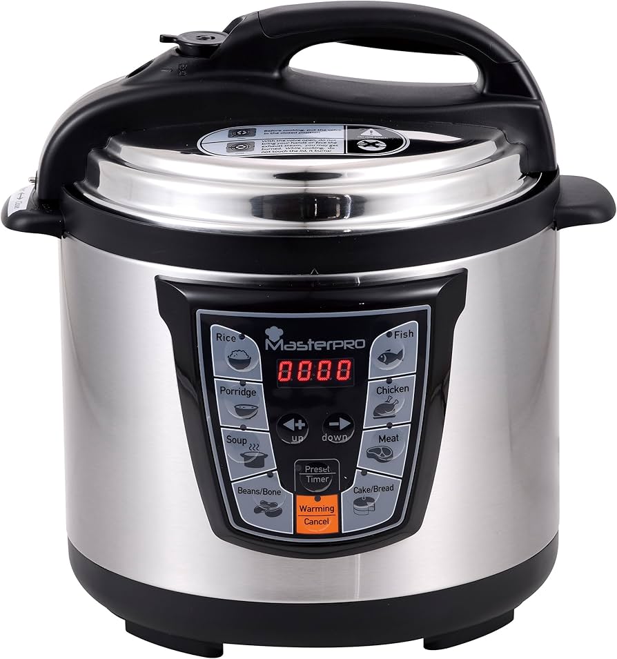 Bergner Olla A Presión Eléctrica Con 8 Programas 6l 1000w