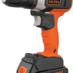 black+Decker Taladro atornillador inalámbrico 20v max BCD702C1