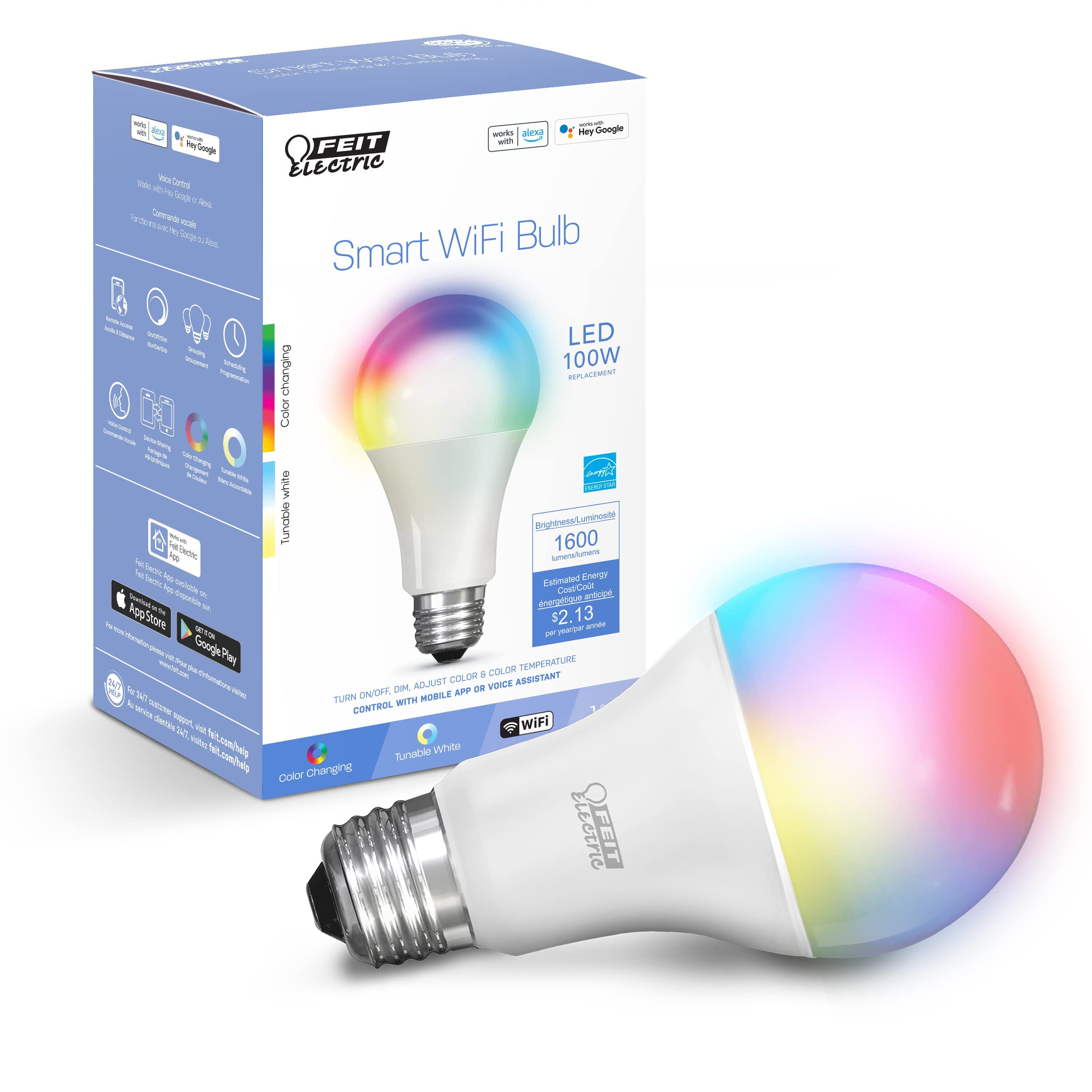 Bombilla inteligente feit electric de 18 w