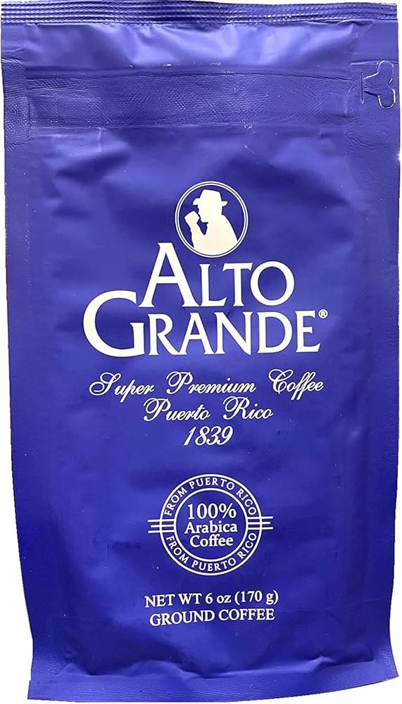 Café Molido Alto Grande Super Premium 100% Arábica 6oz