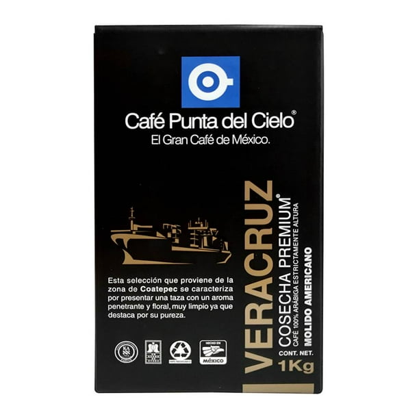 Café Molido Punta Del Cielo Cosecha Premium Veracruz 1 Kg