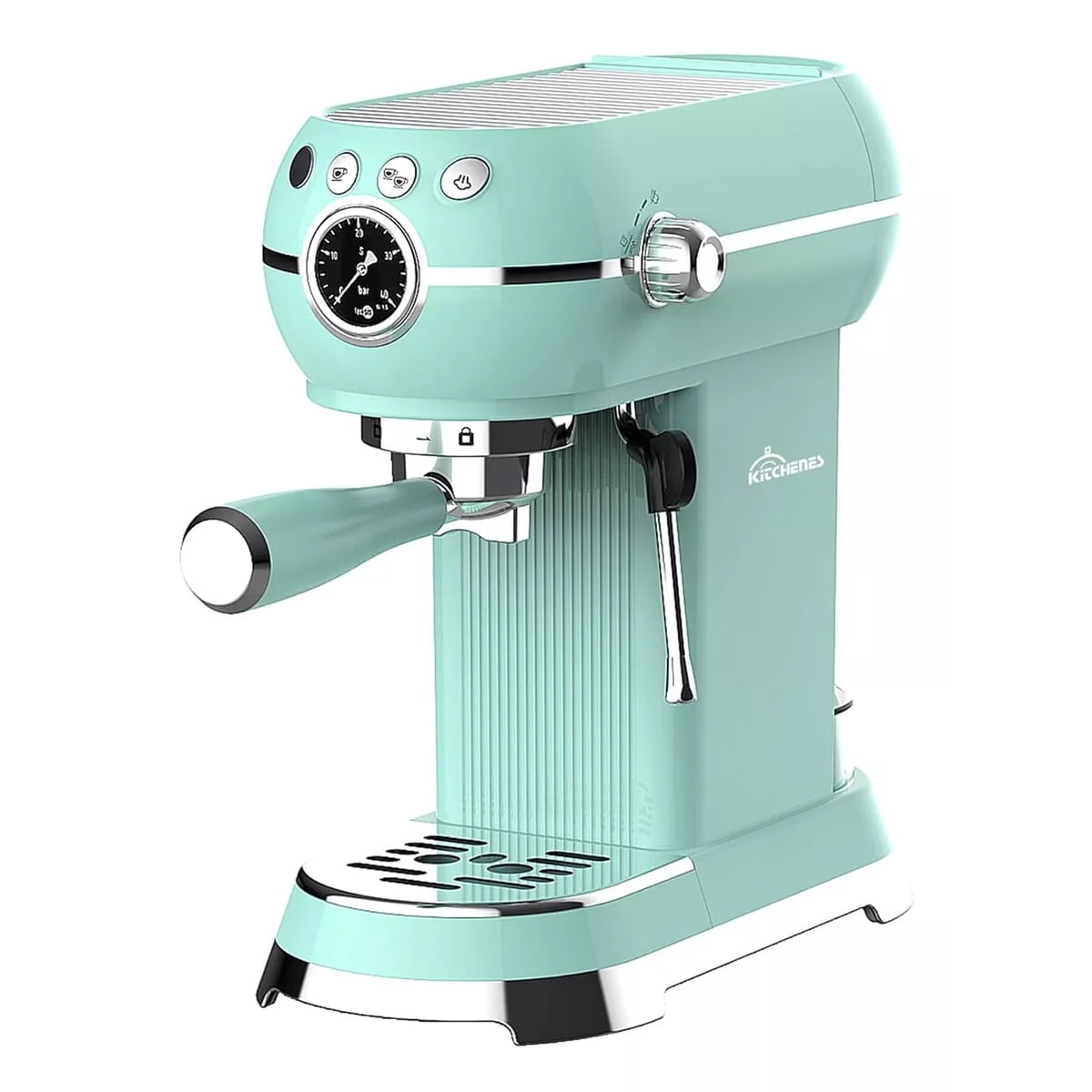 Cafetera Eléctrica Retro Espresso y Capuchino 1.5l 600w