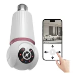 Cámara De Seguridad Wifi Exterior 5MP Con Foco 360° Y Visión Nocturna