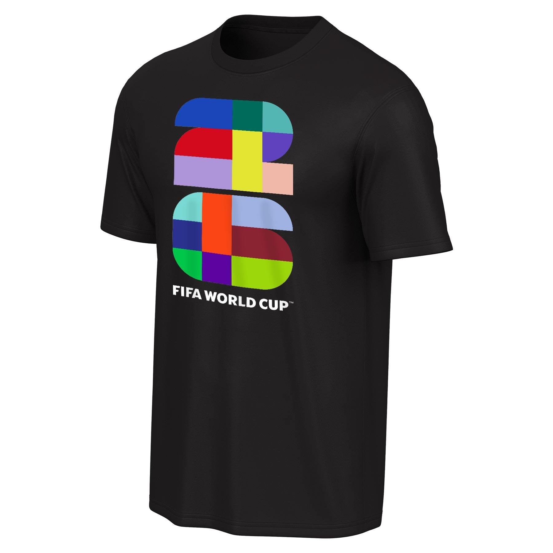 Camiseta con emblema del logotipo en color del Mundial 2026