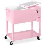 Cooler cart best choice products acero 80 litros