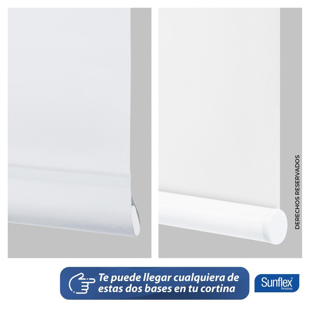 Cortina enrollable blackout 180x180cm blanco