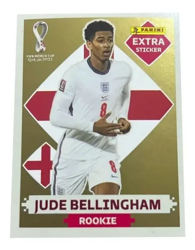 Estampa Eriksen Bellingham Qatar 2022 Extra Sticker Dorado